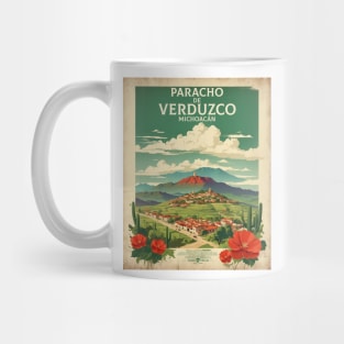 Paracho de Verduzco Michoacan Mexico Vintage Tourism Travel Mug